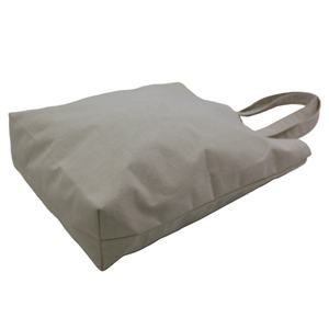 Bolso de mano promocional de lona natural para el mercado de comestibles, tela orgánica de algodón crudo natural plegable, liso, diseño personalizado, 10 OZ - Product Image 5