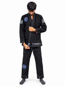 Shoyorol Negro de Alta Calidad, Transpirable, Elástico, Duradero, de Secado Rápido, Ligero, Regular, 2 Piezas, 100% Algodón, 440g, para Jiu-Jitsu Brasileño - Product Image 6