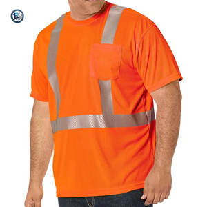 Camisa de seguridad profesional para trabajadores de obra, estilo de alta visibilidad con ajuste cómodo y flexible - Product Image 1