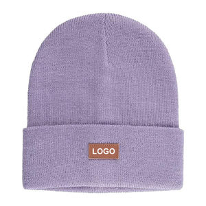 High Quality Adjustable Beanie <b>Hats</b> for Adults New Fashion Best Selling Knitted 100% Acrylic Winter <b>Hats</b> - Product Image 2