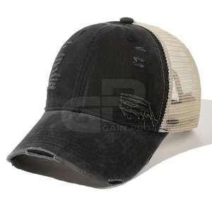 Gorra Trucker Estilo Desgastado, Ligera, con Diseño de Malla, Ajuste Cómodo, Ideal para Uso en Exteriores, Estilo Casual - Product Image 6