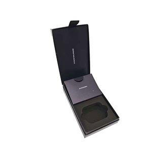 Caja Plegable de Papel Ecológico de Lujo Portátil Personalizada para Productos Electrónicos, Cargador Inalámbrico para Teléfono Móvil - Product Image 3