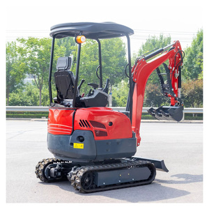 Mini-excavatrice, petite excavatrice sur chenilles pour travaux agricoles, jardinage et travaux de construction - Product Image 1