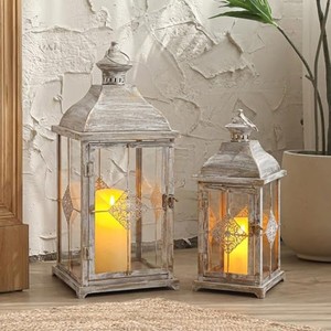Stylish Walnut Wood <b>Lantern</b> - Modern Decorative <b>Lantern</b> - Wholesale - Product Image 1