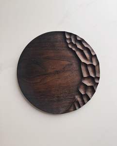 ชุดจานไม้แกะสลักที่ทนทานและเป็นมิตรกับสิ่งแวดล้อม พร้อมชาม  ใช้เทคนิคการแกะสลักสำหรับตกแต่งโต๊ะ - Product Image 4