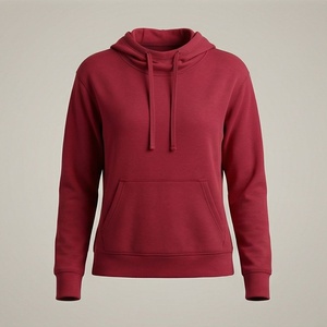 Sweat à capuche personnalisé avec logo pour femme, effet délavé, cordon de serrage, haute qualité, pull tendance, streetwear sur mesure, molleton pur coton - Product Image 1