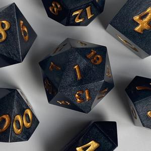 Ensemble de dés en résine pour l'exportation mondiale, qualité certifiée, dés polyédriques en résine pour les marchés internationaux de jeux de société, dés de jeu en gros - Product Image 2