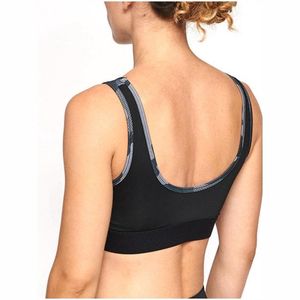 Soutien-gorge de sport pour femme à maintien élevé, imprimé léopard, avec logo frontal, idéal pour la gym, l'entraînement et le yoga – Qualité supérieure, vente en gros, prix abordable - Product Image 3