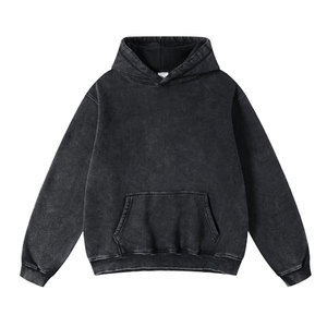 Vente Flash : Sweat à Capuche Vintage à Épaules Tombantes, Grande Taille, Pulls à Capuche Personnalisés, Sweat-shirt Oversize Unisexe pour Homme - Product Image 2