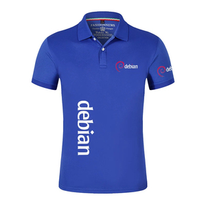 Camisa de Manga Corta de Algodón Blanca para Hombre FASHIONNEWS, con Estampado del Logotipo Debian, Transpirable, Corte Regular, Cuello Clásico, Estilo Hawaiano - Product Image 5