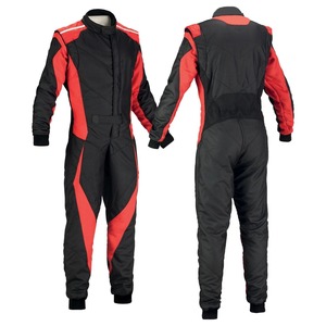 <b>Fireproof</b> Breathable Printed Karting Suit Professional Kart Racing Gear with Custom Design Polyester/Cotton <b>Material</b> - Product Image 1