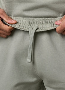 Shorts de sport décontractés pour hommes, taille mi-haute, respirants, avec cordon de serrage, en coton, pour fitness et course à pied, personnalisables avec logo, vente en gros - Product Image 4