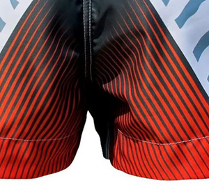 กางเกงขาสั้นมวยไทยขาสั้นแบบปักผ้าทำจากผ้าฝ้าย/โพลีเอสเตอร์และกางเกงขาสั้นแบบไทยปรับแต่งได้ - Product Image 5