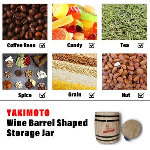 2-Pack Rustic Mini Wood Canisters Solid <b>Airtight</b> Storage <b>Jars</b> for Kitchen Countertop Organization Office Supplies Including - Product Image 5