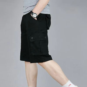 Top Selling Lightweight mens spandex cotton shorts breathable quick dry cargo style side pockets wholesale men shorts - Product Image 2