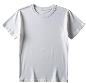 T-shirt en tricot à manches courtes pour homme, col rond, respirant, écologique, coupe ample, polyester/coton, impression de logo personnalisée - Product Image 6