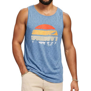 Meilleur fournisseur, service professionnel, légers, de haute qualité, tendance, confortables, coupe ajustée, débardeurs de sport pour hommes sans manches - Product Image 1