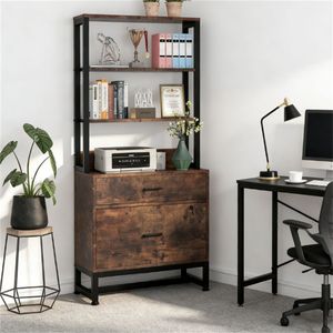 Armadietti Verticali a Doppio Cassetto con Spazio di Archiviazione e Librerie - Product Image 2