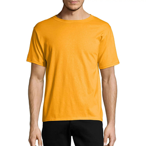 T-shirt pour homme bleu royal à manches courtes, col rond, 100% coton, coupe classique, jersey décontracté, couleur unie, design simple - Product Image 4
