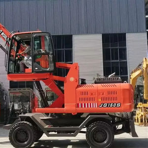 High Reach Used 3 Ton Yellow Crawler with Side Swing Boom and Enclosed Operator Cab for Infrastructure Development - Product Image 1