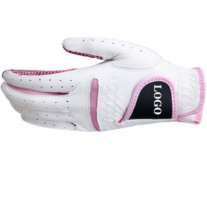 Gants de golf pour gauchers de haute qualité en gros avec emballage personnalisé en cuir PU coloré pour une meilleure adhérence à votre club - Product Image 1