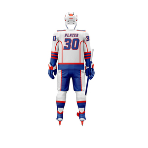 Uniforme de hockey sobre hielo, sublimación completa, ropa de equipo, jersey y pantalones ligeros de alto rendimiento, tela que absorbe la humedad para clubes - Product Image 4