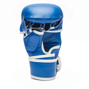 ถุงมือฝึกซ้อม MMA แบบขายส่ง ถุงมือมวยไทยสำหรับต่อยกระสอบทราย แบบครึ่งนิ้ว ทำจาก PU พร้อมสายรัดข้อมือปรับได้ สำหรับคิกบ็อกซิ่ง - Product Image 3