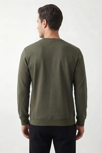เสื้อฮู้ดดี้ฟลีซไซส์ใหญ่พิเศษสำหรับผู้ชาย ผ้าโพลีเอสเตอร์/คอตตอน 320 กรัม ป้องกันการหดตัว ดีไซน์บุซับใน เสื้อกันหนาวลายหัวกะโหลก สั่งทำได้ - Product Image 3