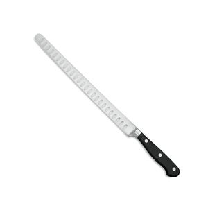 Professional Slicer <b>Knives</b> Stainless Steel Long Granton Blade with Ergonomic Black Handle for Meat Roast Brisket Ham <b>Slicing</b> - Product Image 2