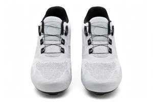 Chaussures de cyclisme respirantes, résistantes aux perforations, à lacets réglables, pour hommes, dessus synthétique, semelle en fibre de carbone, personnalisables, pour le cyclisme sur route - Product Image 5