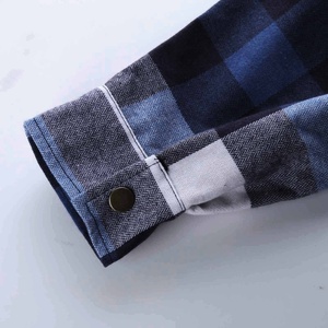 Breathable 100% Cotton Long Sleeve Men's Oversized Plaid <b>Flannel</b> Button Down Polar Heavyweight Custom <b>Flannel</b> <b>Jacket</b> for Men's - Product Image 2