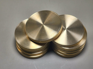 Disques ronds en laiton avec bord moleté, disques métalliques vierges pour gravure laser, estampage personnalisé, jetons personnalisés, bijoux - Product Image 2