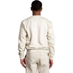 Men's 2-Piece Breathable Fleece Tracksuit Set Custom Logo Crewneck Sweatshirt and Jogging <b>Pants</b> Plus Size XXL for Winter - Product Image 2