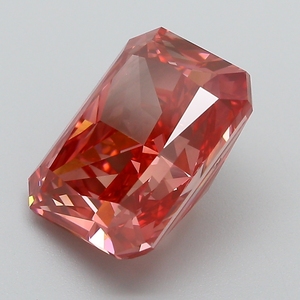 Diamante rosa intenso cultivado en laboratorio, certificado por IGI, corte radiante, diamante suelto para joyería fina al por mayor. - Product Image 2