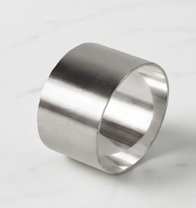 Stainless Steel <b>Napkin</b> Ring Round Polished <b>Silver</b> Metal Table Decoration Holder For Dining Kitchen Wedding - Product Image 1