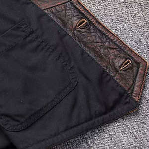 Chaleco de Motociclismo de Cuero para Hombre, Chaqueta sin Mangas Protectora para Motociclistas, Impermeable, Resistente al Viento, con Logotipo Personalizado, Venta al Por Mayor - Product Image 6