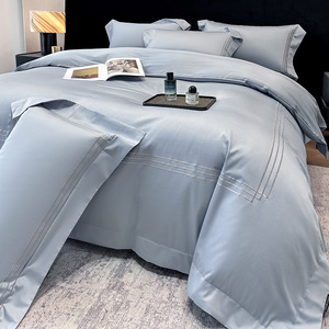 Juego de Sábanas de Algodón de Fábrica China, Diseño de Hotel, Juego de Ropa de Cama de 5 Estrellas, Tela de Satén de Algodón, Juego de Funda de Edredón - Product Image 5