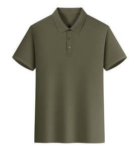 Camiseta Deportiva Casual con Cuello en V para Hombre, Transpirable, Básica, de Manga Regular, con Patrón Sólido - Product Image 4