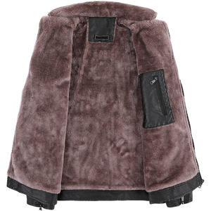 Chaqueta de Cuero Genuino de Cordero Negra para Hombre, de Alta Calidad, Chaquetas de Cuero Pakistaníes para Hombre de Maximize Wear - Product Image 4