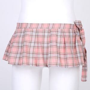 Minigonna a Pieghe con Bottoni e Lacci in Stile Scolastico per Donne, Costume per Cosplay, Giochi di Ruolo, Appuntamenti e Luna di Miele - Product Image 4