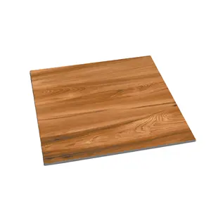 亚光设计60x60cm大理石瓷砖地板，瓷木砖棕色颜色木质设计瓷砖60x120