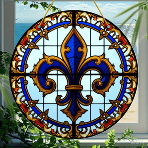 CIFbuy Acchiappasole in Acrilico Blu Iridiscente, Decorazione da Appendere alla Finestra per Feste e Vacanze, Decorazione in Cristallo per TikTok e per Temu - Product Image 6