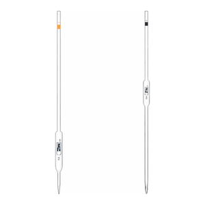 ปิเปตต์วัดปริมาตรแก้ว WITEG รุ่น As และ B-Class พร้อมรหัสสีสำหรับการวัดในห้องปฏิบัติการ - Product Image 1