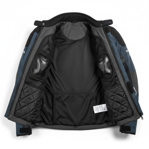 Combinaison de moto en velours côtelé respirante et coupe-vent sur mesure, deux pièces, design personnalisé, haute qualité, manches longues, hiver - Product Image 6