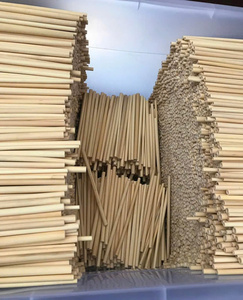 Bulk IIGLOBAL FARM <b>Bamboo</b> <b>Straws</b> Disposable 200mm Custom Logo Eco Friendly Juice Coffee Milk Tea Wholesale Vietnam - Product Image 5