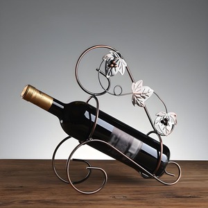 Porte-bouteilles à vin en métal Infinity Loop, présentoir de bar moderne - Product Image 3