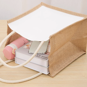 Sacs en jute de qualité alimentaire, emballage écologique en fibres naturelles pour le stockage sûr des céréales et des aliments - Product Image 5