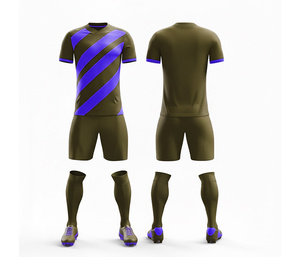 Sublimation Printed Soccer Kit – High Performance Fabric | <b>Men</b> Women Youth Sizes | Lightweight Quick Dry Training Sportswear - Product Image 3
