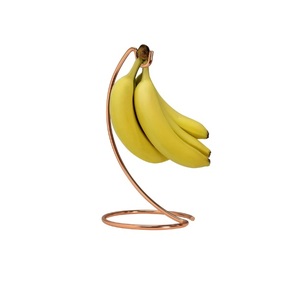 Juego de 2 Soportes para Plátanos, Modernos, con Gancho para Colgar en la Cocina o en la Encimera. Soporte para Plátanos en Acabado Níquel Satinado - Product Image 4