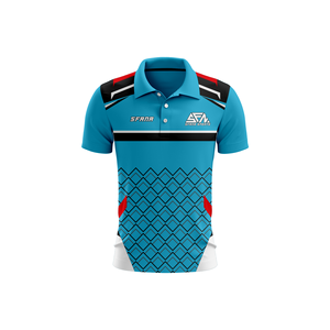 Polo de verano para hombre con cuello vuelto, antiarrugas, de punto, manga corta, con contraste de color, formal e informal. - Product Image 4